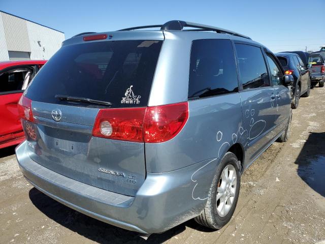 5TDBA23C76S057437 - 2006 TOYOTA SIENNA LE BLUE photo 4