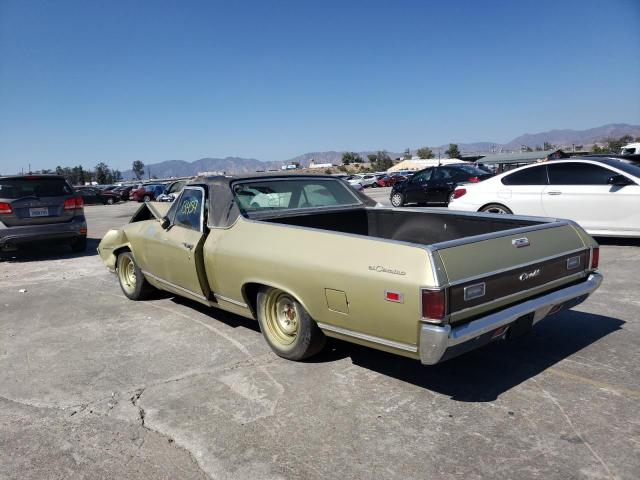 136809Z335818 - 1969 CHEVROLET EL CAMINO GREEN photo 3