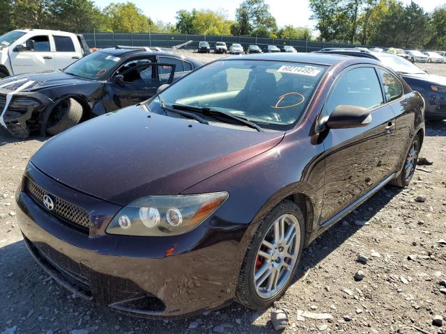 JTKDE167880268490 - 2008 TOYOTA SCION TC Bordeaux photo 2