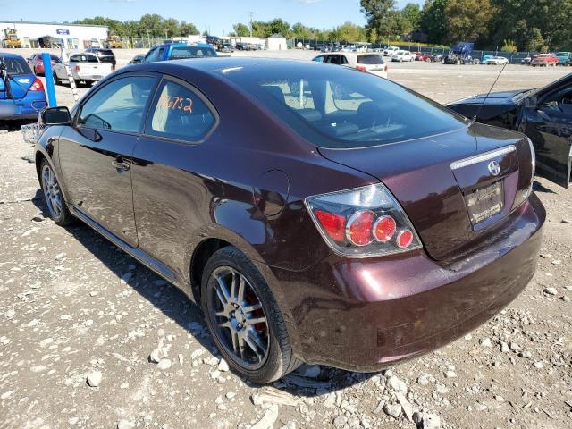 JTKDE167880268490 - 2008 TOYOTA SCION TC Bordeaux photo 3