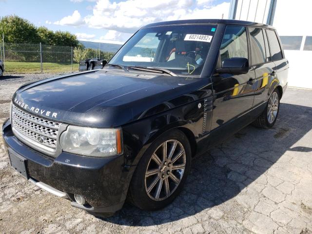 SALMF1E49AA320262 - 2010 LAND ROVER RANGE ROVE BLACK photo 2