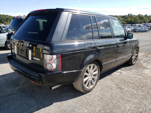 SALMF1E49AA320262 - 2010 LAND ROVER RANGE ROVE BLACK photo 4