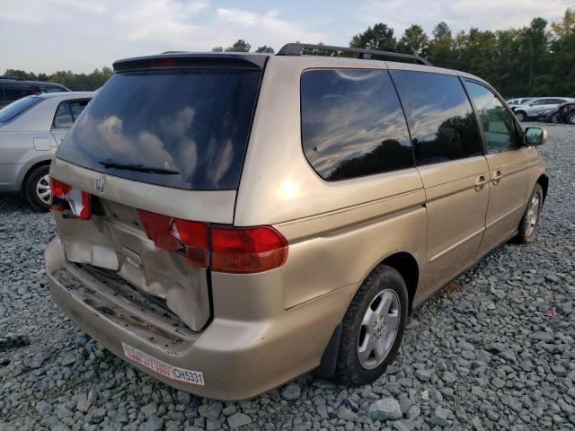 2HKRL1869YH558957 - 2000 HONDA ODYSSEY EX GOLD photo 4