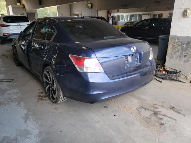 1HGCP26889A083056 - 2009 HONDA ACCORD EXL BLUE photo 3