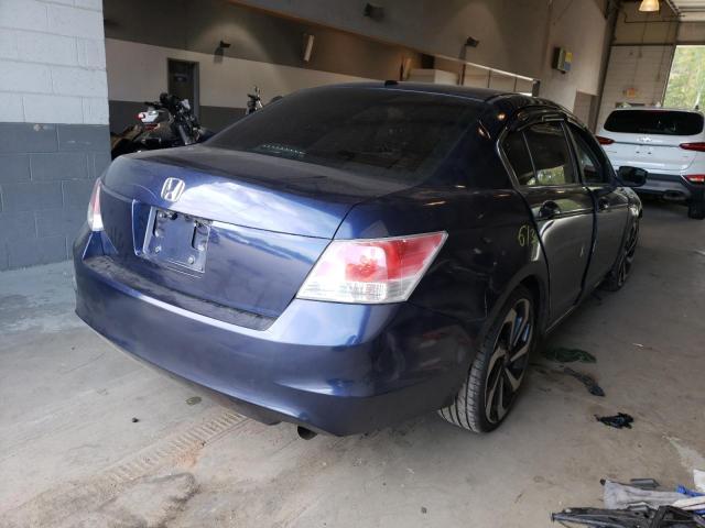 1HGCP26889A083056 - 2009 HONDA ACCORD EXL BLUE photo 4