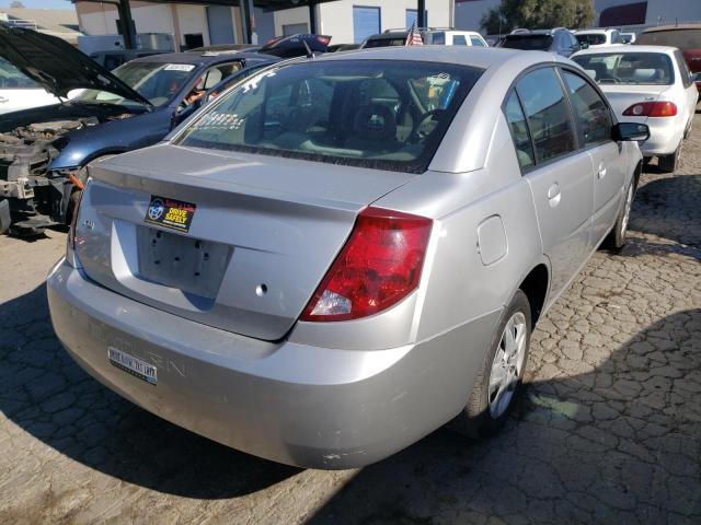 1G8AJ58F77Z112835 - 2007 SATURN ION LEVEL SILVER photo 4