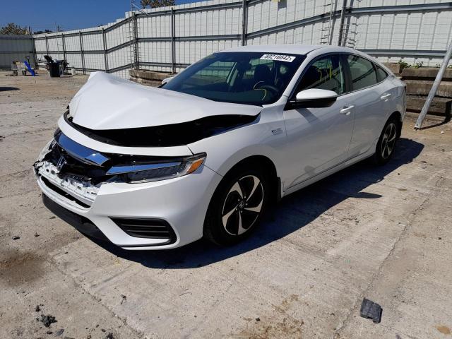 19XZE4F58NE007635 - 2022 HONDA INSIGHT EX WHITE photo 2