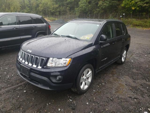 1J4NT1FB9BD138265 - 2011 JEEP COMPASS BLACK photo 2