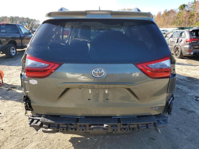 5TDKZ3DC7LS042056 - 2020 TOYOTA SIENNA LE GREEN photo 6