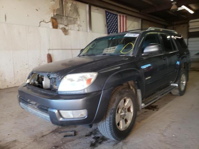 JTEZT17R730009433 - 2003 TOYOTA 4RUNNER LI GRAY photo 2