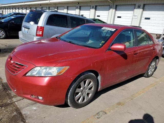 4T1BE46K17U063293 - 2007 TOYOTA CAMRY CE RED photo 2