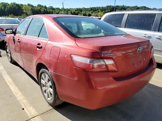 4T1BE46K17U063293 - 2007 TOYOTA CAMRY CE RED photo 3