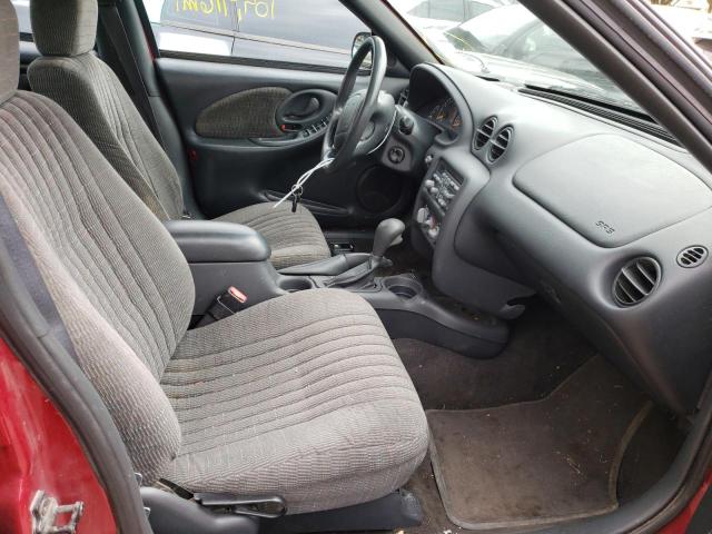 1G2NE52M9WC759133 - 1998 PONTIAC GRAND AM S RED photo 5