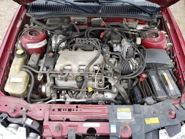 1G2NE52M9WC759133 - 1998 PONTIAC GRAND AM S RED photo 7