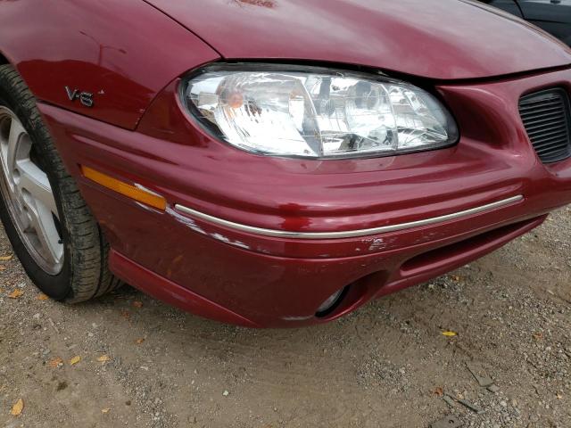1G2NE52M9WC759133 - 1998 PONTIAC GRAND AM S RED photo 9