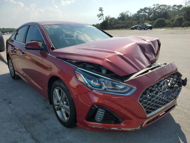 5NPE34AF7KH770581 - 2019 HYUNDAI SONATA LIM RED photo 1