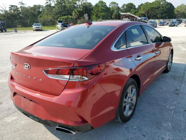 5NPE34AF7KH770581 - 2019 HYUNDAI SONATA LIM RED photo 4