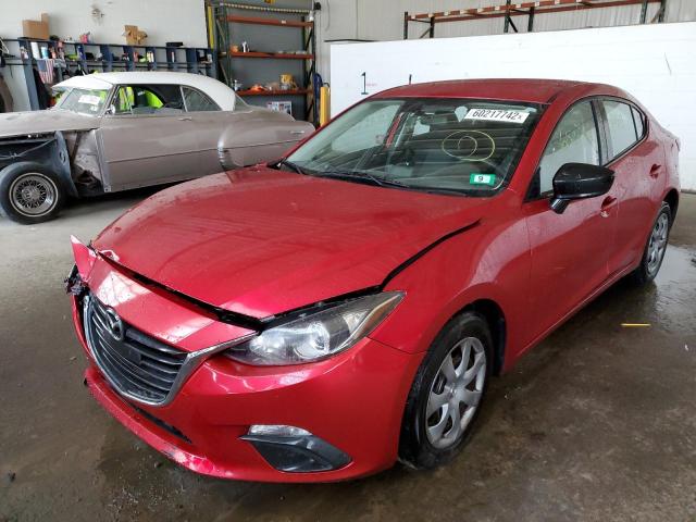 JM1BM1T77E1146585 - 2014 MAZDA 3 SV RED photo 2