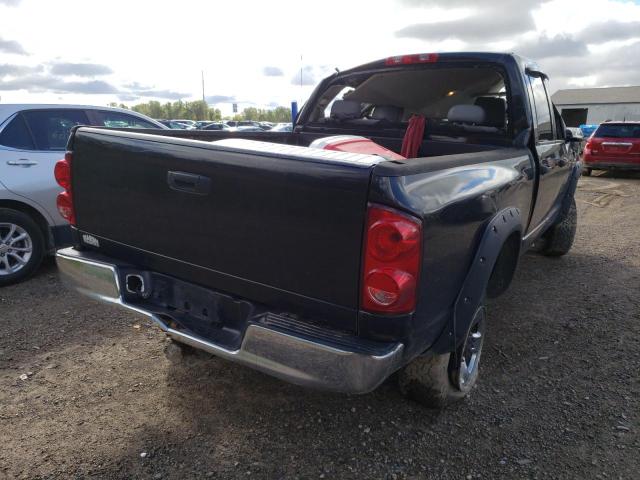 3D7KS28D08G218572 - 2008 DODGE RAM 2500 S BLACK photo 4