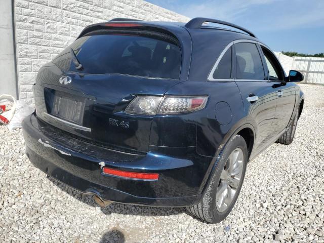 JNRBS08W58X400344 - 2008 INFINITI FX45 BLACK photo 4