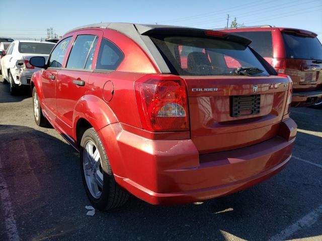 1B3HB48B57D571904 - 2007 DODGE CALIBER SX RED photo 3