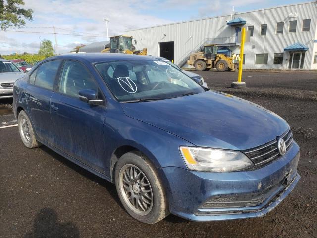 3VW2K7AJ7FM308451 - 2015 VOLKSWAGEN JETTA BASE BLUE photo 1