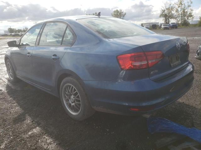 3VW2K7AJ7FM308451 - 2015 VOLKSWAGEN JETTA BASE BLUE photo 3