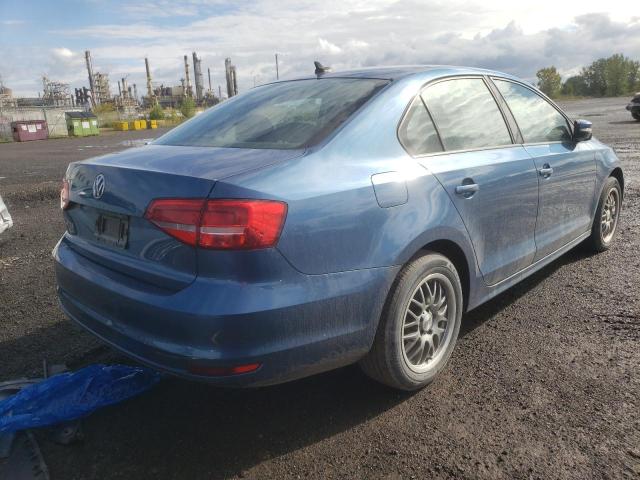 3VW2K7AJ7FM308451 - 2015 VOLKSWAGEN JETTA BASE BLUE photo 4