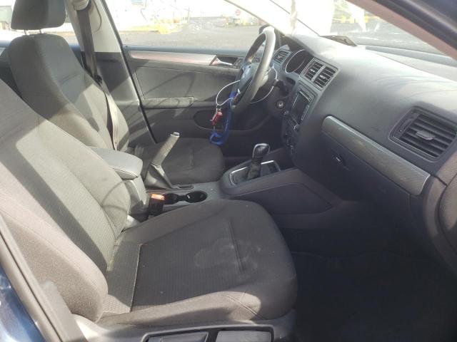 3VW2K7AJ7FM308451 - 2015 VOLKSWAGEN JETTA BASE BLUE photo 5