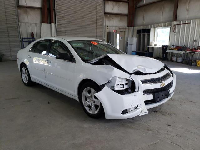 1G1ZB5EB8AF213620 - 2010 CHEVROLET MALIBU LS WHITE photo 1