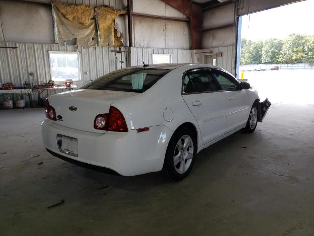 1G1ZB5EB8AF213620 - 2010 CHEVROLET MALIBU LS WHITE photo 4