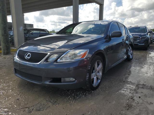 JTHBN96S465000908 - 2006 LEXUS GS 430 GRAY photo 2