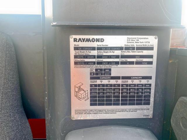 SA0303440 - 2003 RAYM FORKLIFT 红色 照片 10