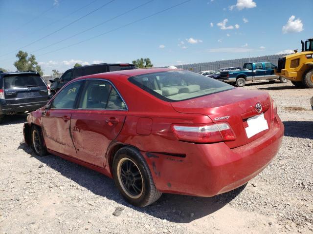 4T1BE46K88U259023 - 2008 TOYOTA CAMRY CE RED photo 3