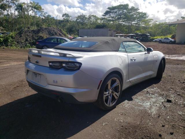 1G1FH3D79K0116224 - 2019 CHEVROLET CAMARO SS SILVER photo 4