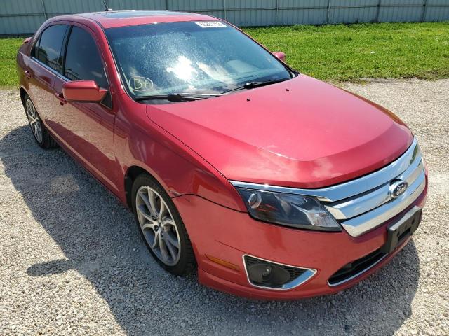 3FAHP0JA6AR400769 - 2010 FORD FUSION SEL RED photo 1