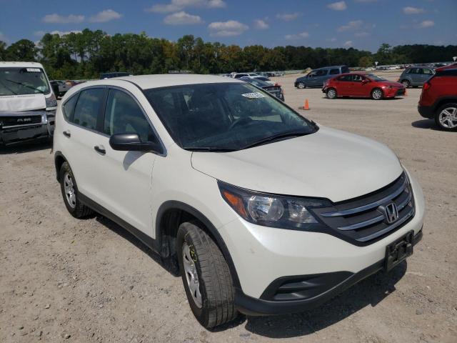 5J6RM3H38EL032559 - 2014 HONDA CR-V LX WHITE photo 1