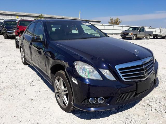 WDDHF9AB6AA230827 - 2010 MERCEDES-BENZ E 550 4MAT BLUE photo 1