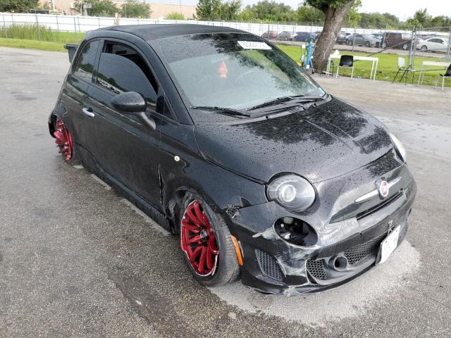 3C3CFFJH7ET190090 - 2014 FIAT 500 ABARTH BLACK photo 1