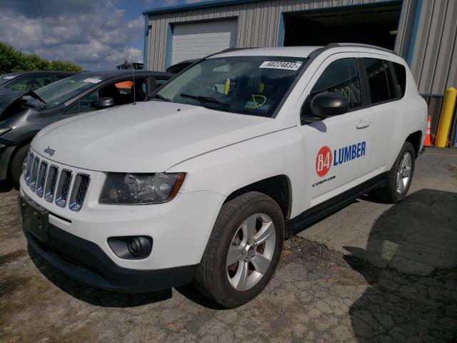 1C4NJDBB2GD542714 - 2016 JEEP COMPASS SP WHITE photo 2