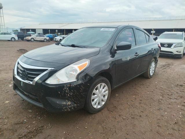 3N1CN7AP9GL904643 - 2016 NISSAN VERSA S BLACK photo 2