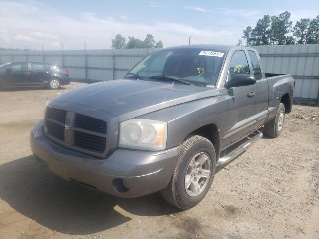 1D7HE42K06S601695 - 2006 DODGE DAKOTA SLT CHARCOAL photo 2