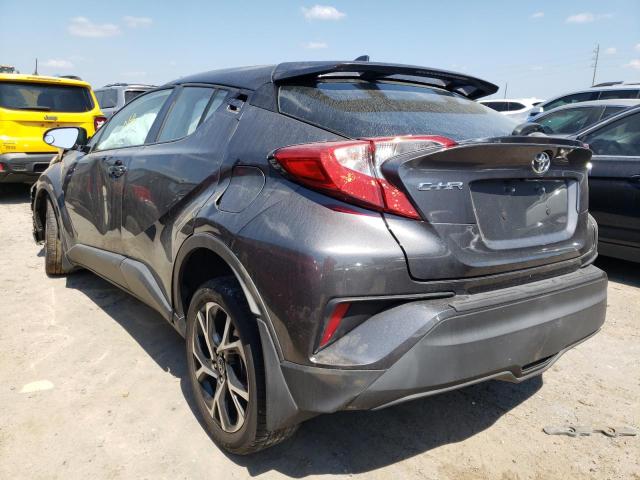 NMTKHMBX3JR062959 - 2018 TOYOTA C-HR XLE GRAY photo 3