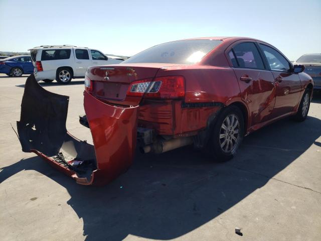 4A32B2FF6BE012196 - 2011 MITSUBISHI GALANT FE RED photo 4