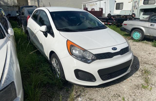 KNADM5A34F6516523 - 2015 KIA RIO LX WHITE photo 1