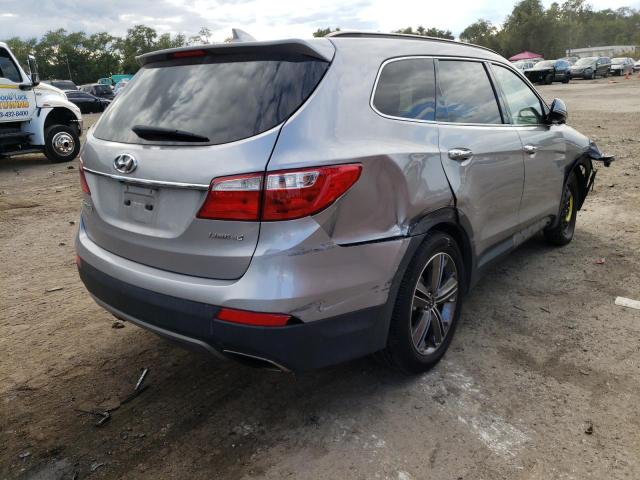 KM8SR4HF3DU009512 - 2013 HYUNDAI SANTA FE L GRAY photo 4