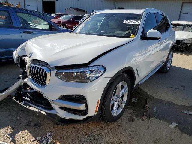 5UXTY3C03L9B06690 - 2020 BMW X3 SDRIVE3 Ақ фото 2