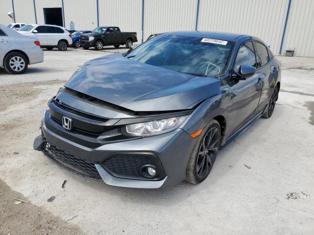 SHHFK7H47HU227704 - 2017 HONDA CIVIC SPOR GRAY photo 2