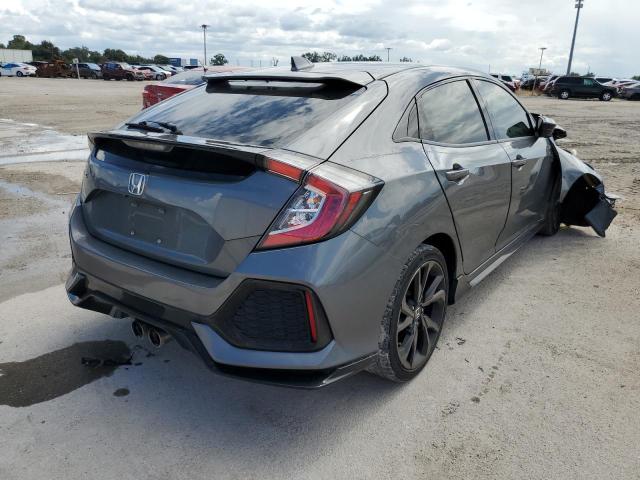 SHHFK7H47HU227704 - 2017 HONDA CIVIC SPOR GRAY photo 4