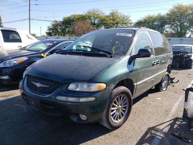 1C4GP64L9WB506943 - 1998 CHRYSLER TOWN & COU GREEN photo 2